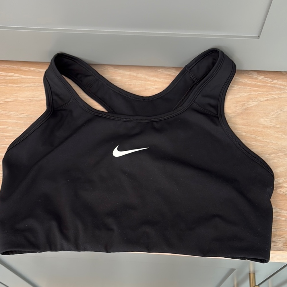 Nike Black Racerback Sports Bra